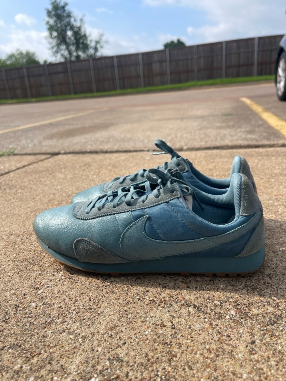 Nike Teal Retro Waffle Shoe